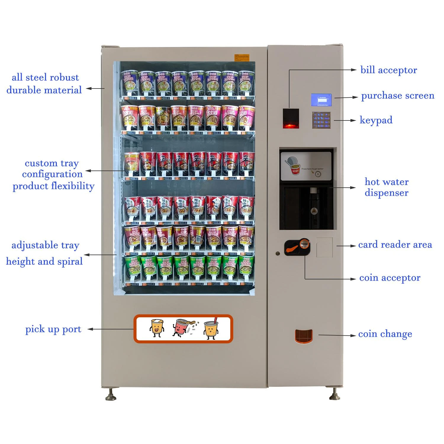 Joegoo Instant ramen vending machine Joegoo Instant ramen vending machine